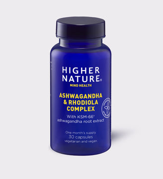 Ashwagandha & Rhodiola Complex - Higher Nature